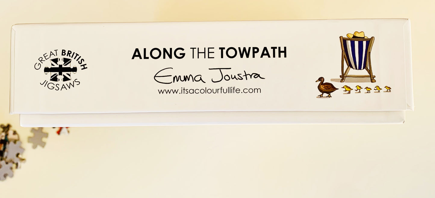 Along the towpath 1,000 piece jigsaw puzzle
