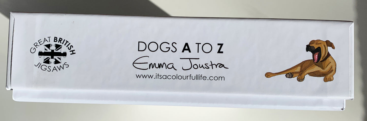 Dogs A to Z 1,000 piece jigsaw puzzle
