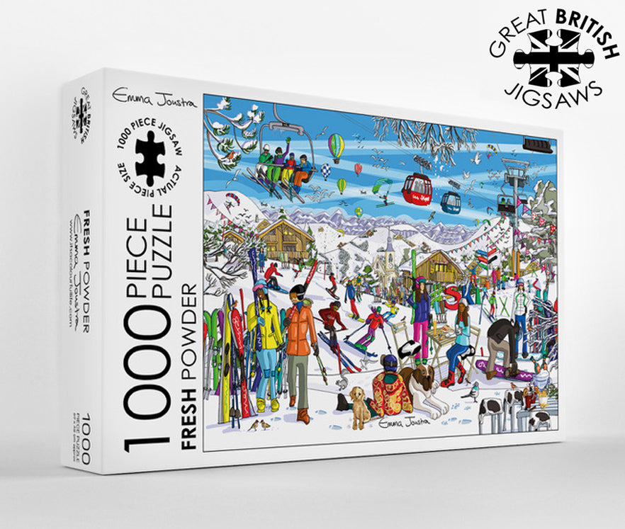 Fresh Powder 1,000 piece jigsaw puzzle