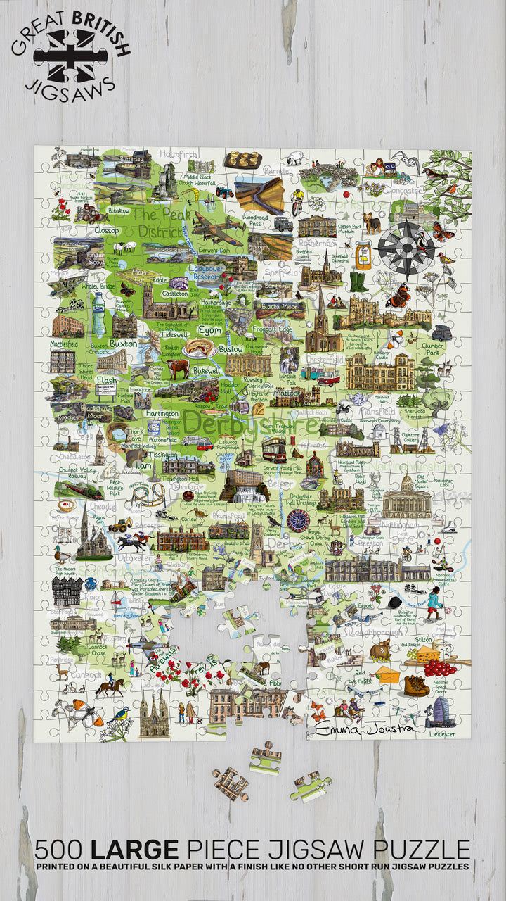 Derbyshire 500 XL piece jigsaw puzzle