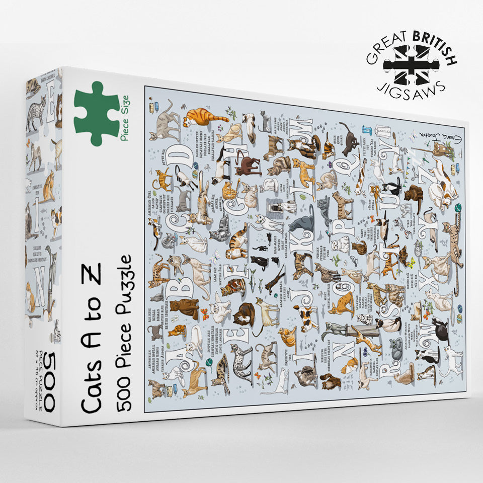 Cats A to Z 500 XL piece jigsaw puzzle