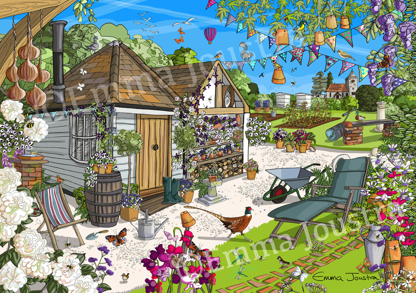 Sussex Garden - 1000 Piece Jigsaw Puzzle