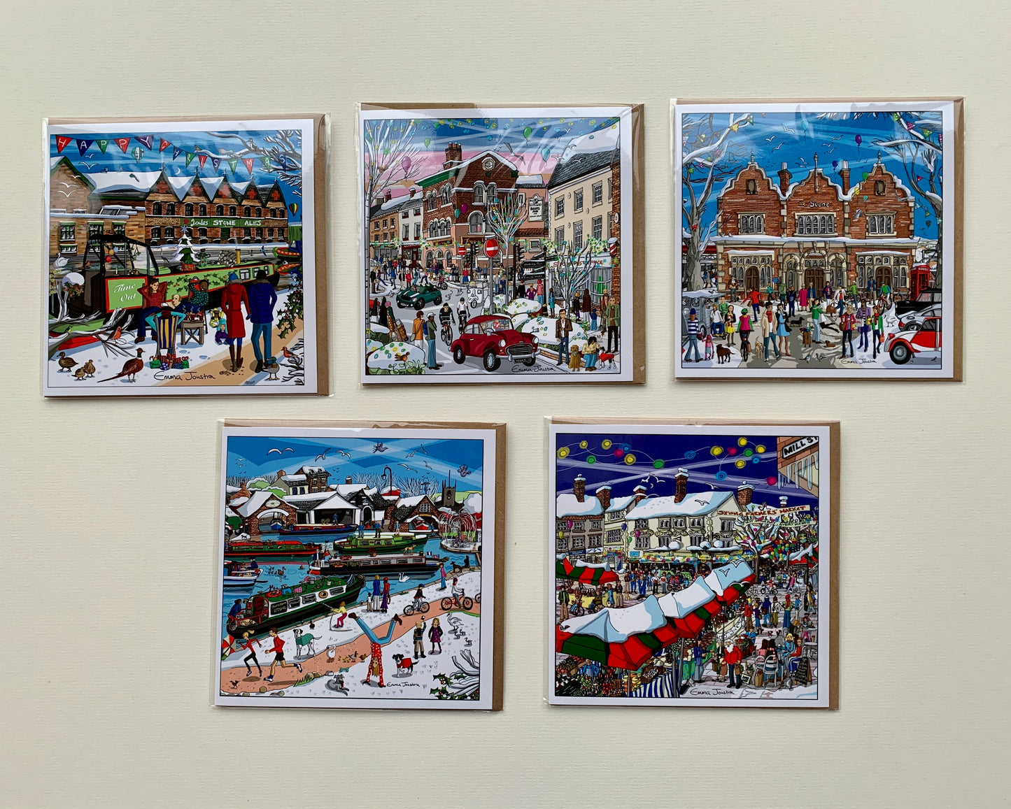 Christmas Card mixed pack of 5