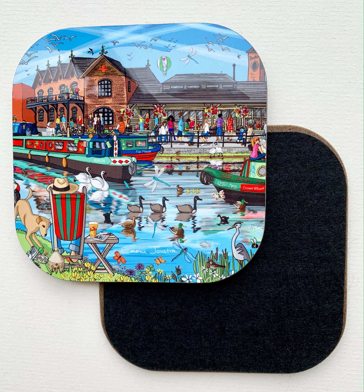 Crown Wharf coaster
