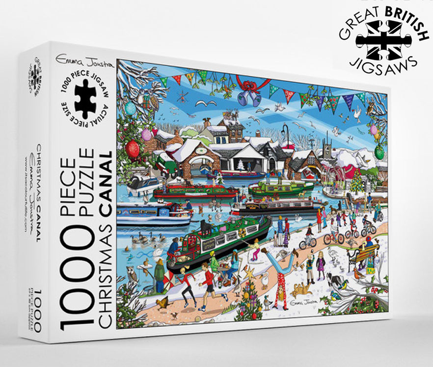 Christmas Canal 1,000 piece jigsaw puzzle