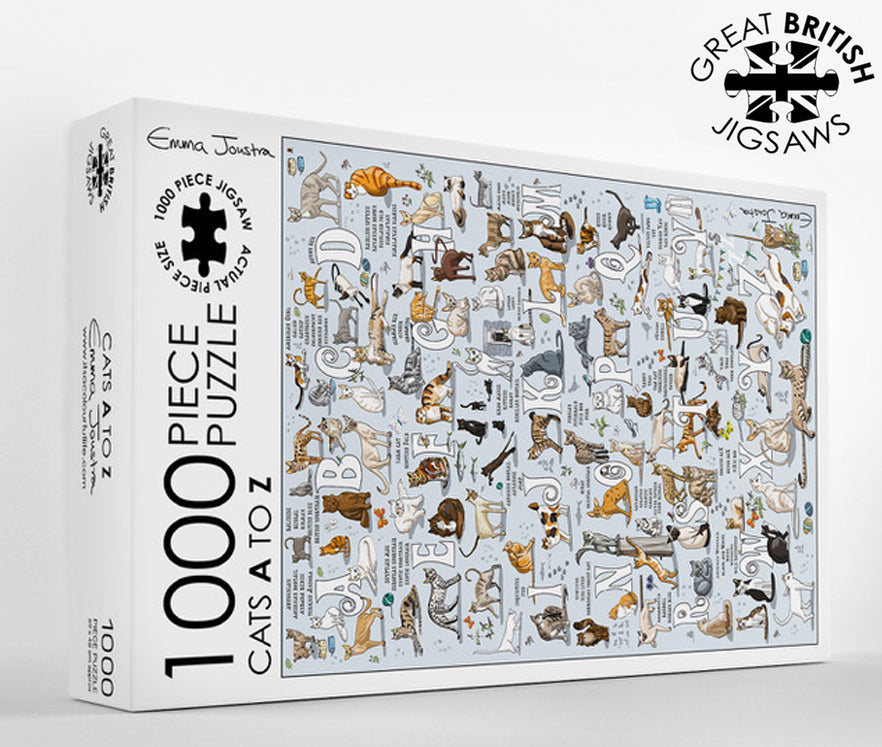 Cats A to Z 1,000 piece jigsaw puzzle