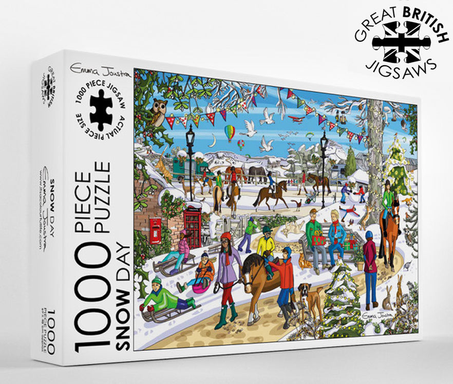 Snow Day 1,000 piece jigsaw puzzle