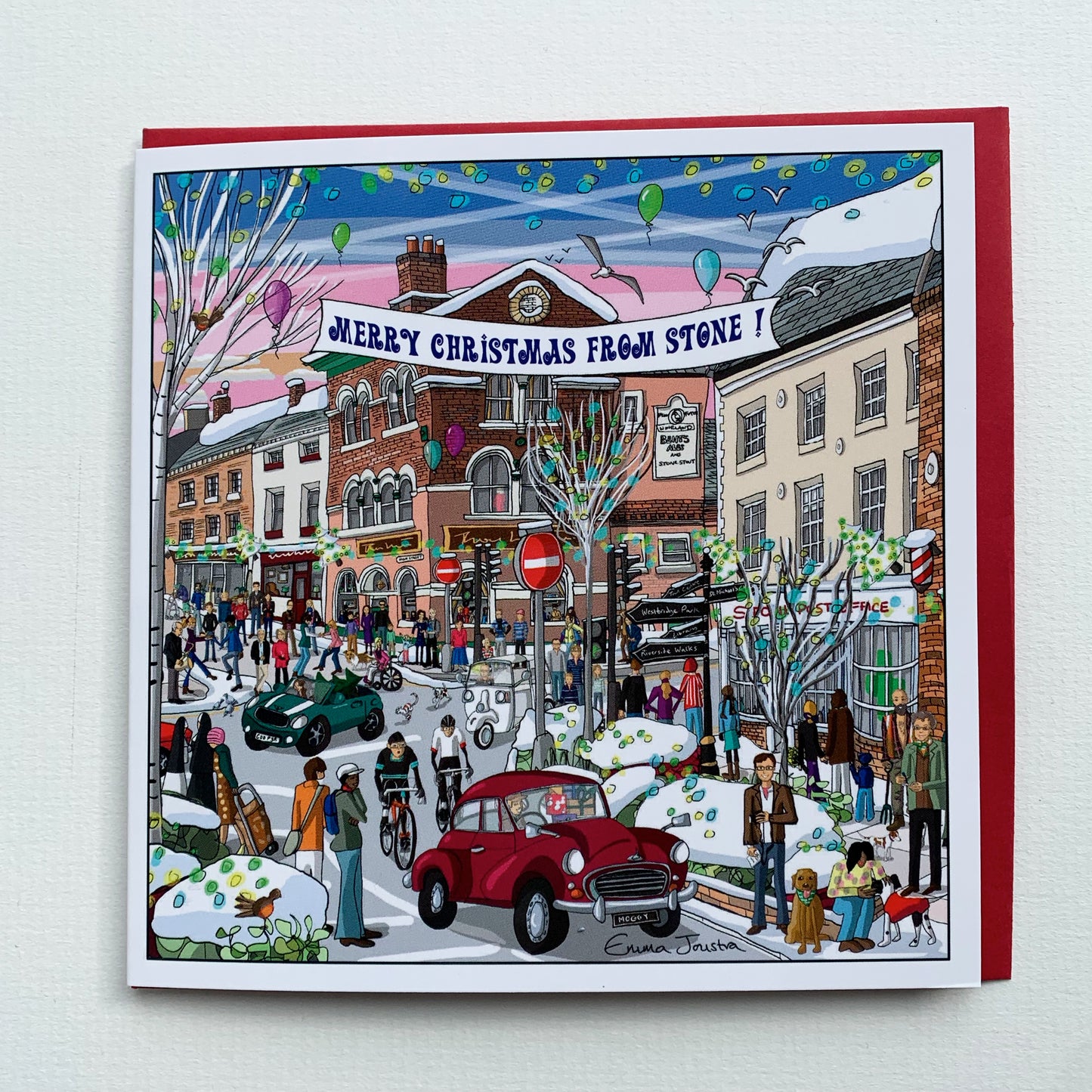 'Winter Lichfield Road' Christmas Card