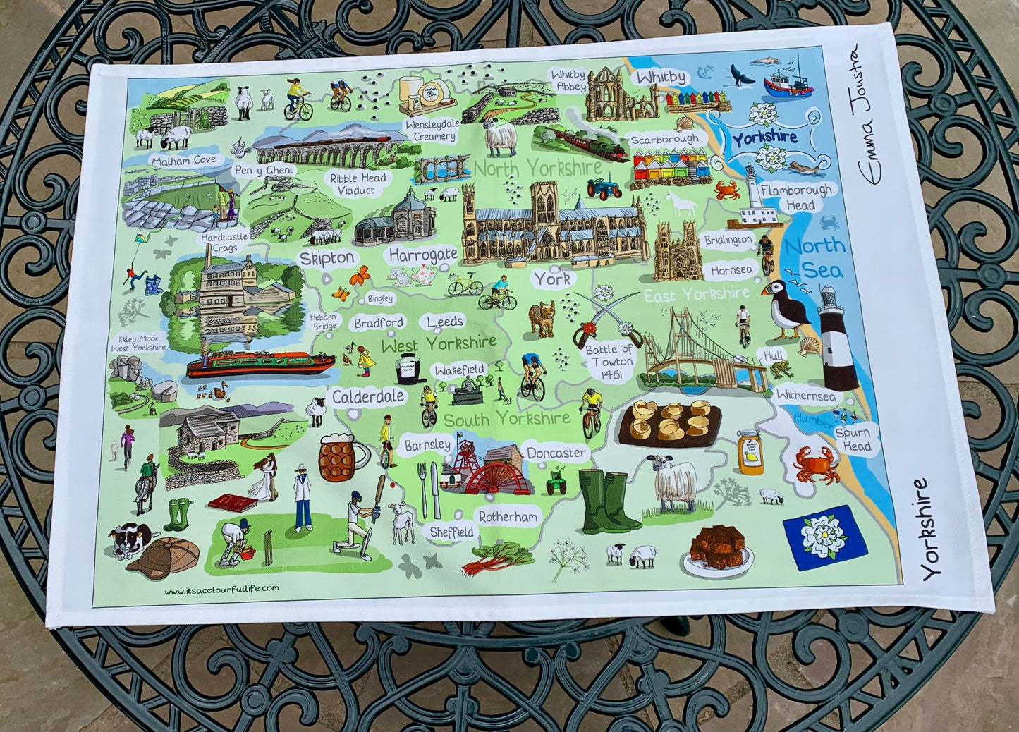 Yorkshire tea towel