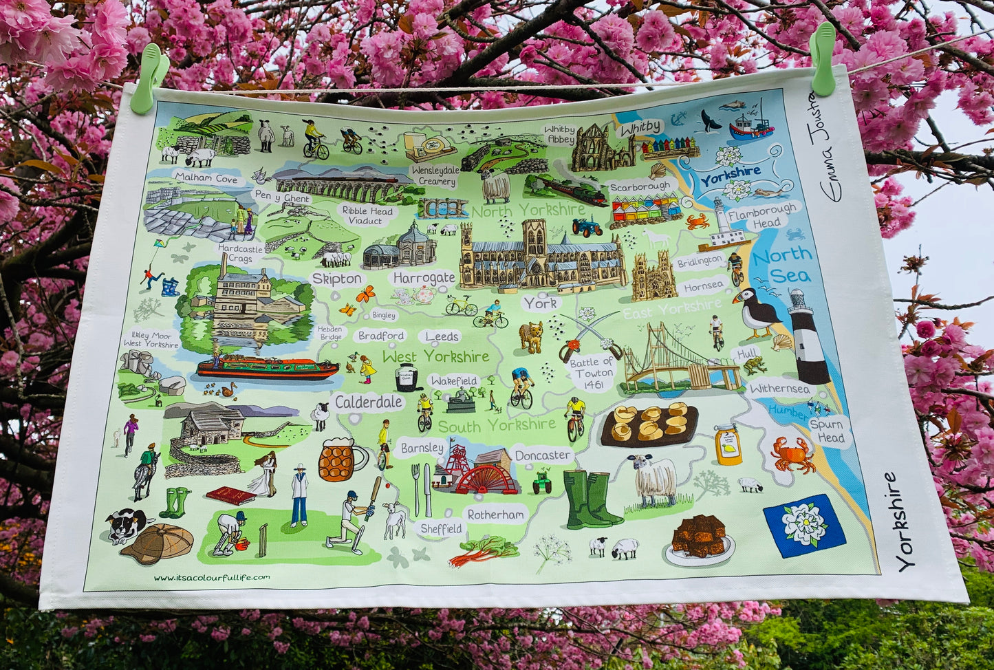 Yorkshire tea towel