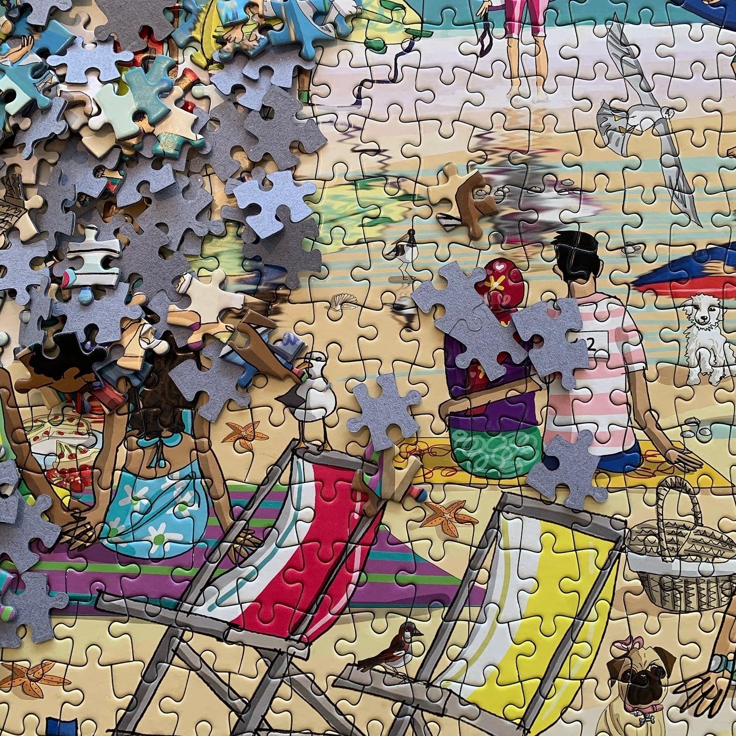 Surf's up 1,000 piece jigsaw puzzle