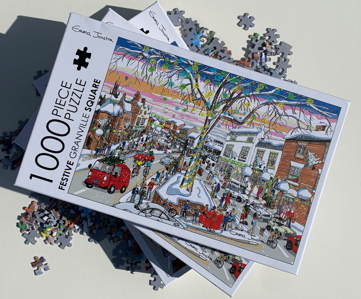 Festive Granville Square 1,000 piece jigsaw puzzle