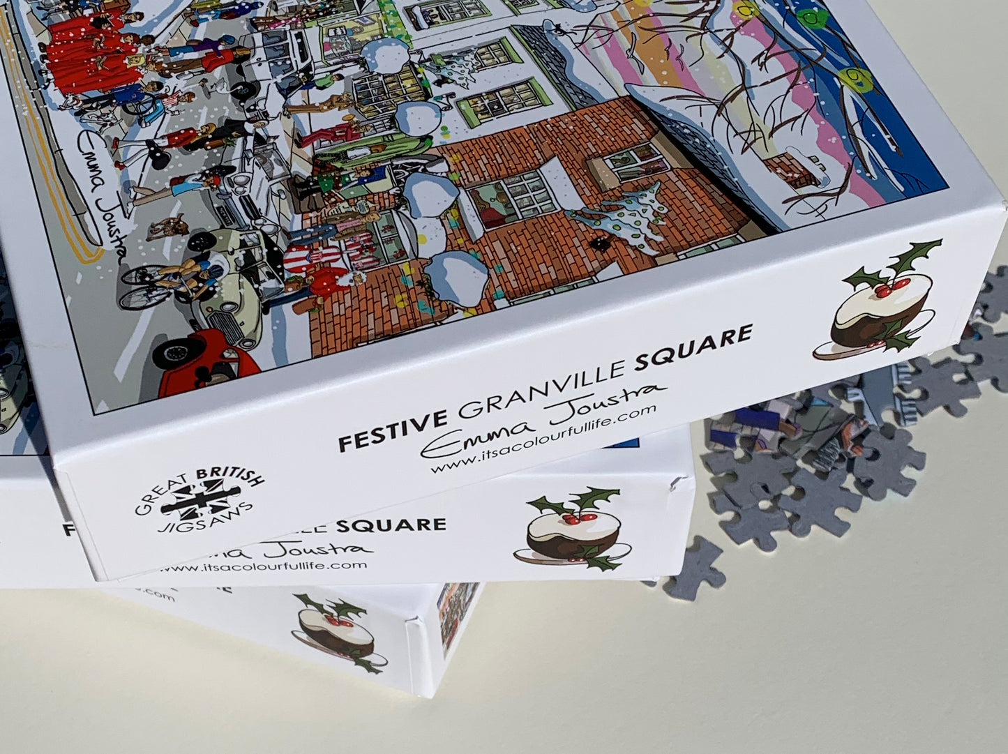 Festive Granville Square 1,000 piece jigsaw puzzle