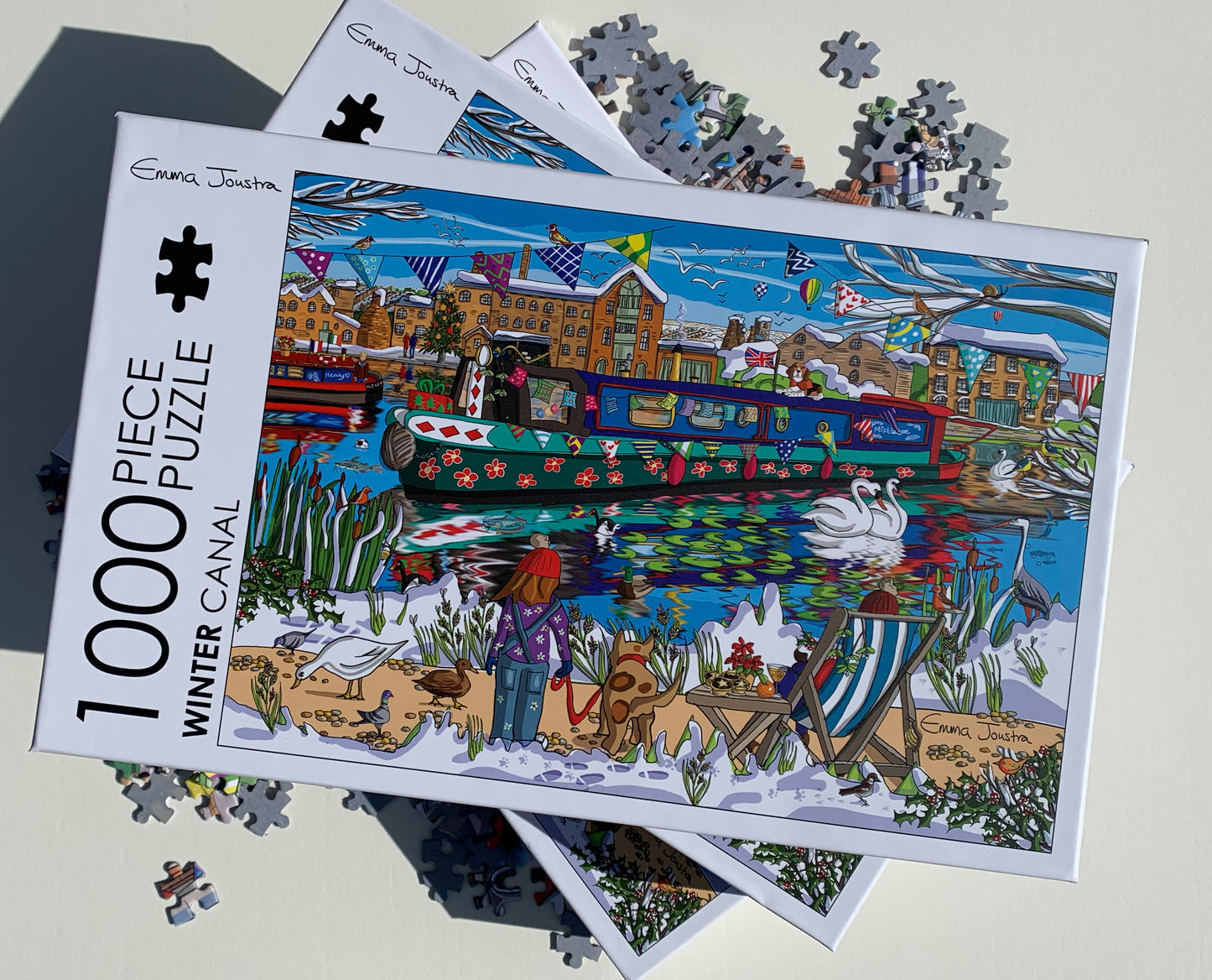 Winter Canal 1,000 piece jigsaw puzzle