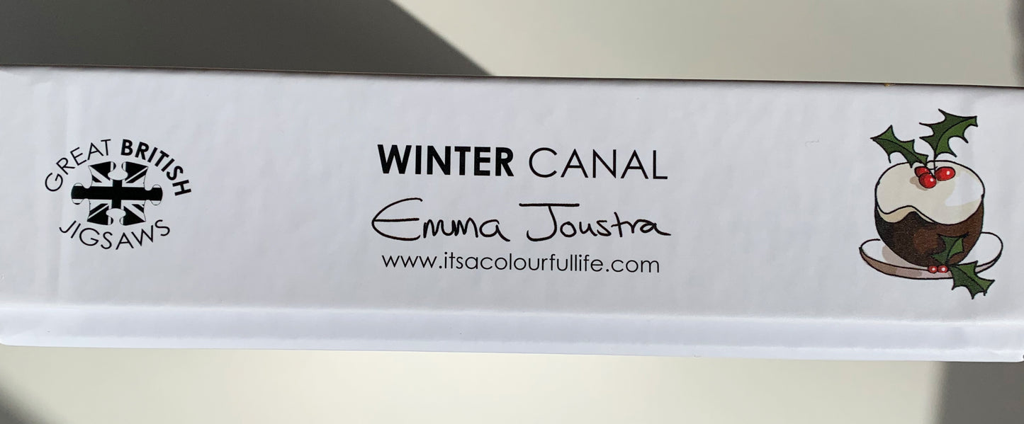 Winter Canal 1,000 piece jigsaw puzzle