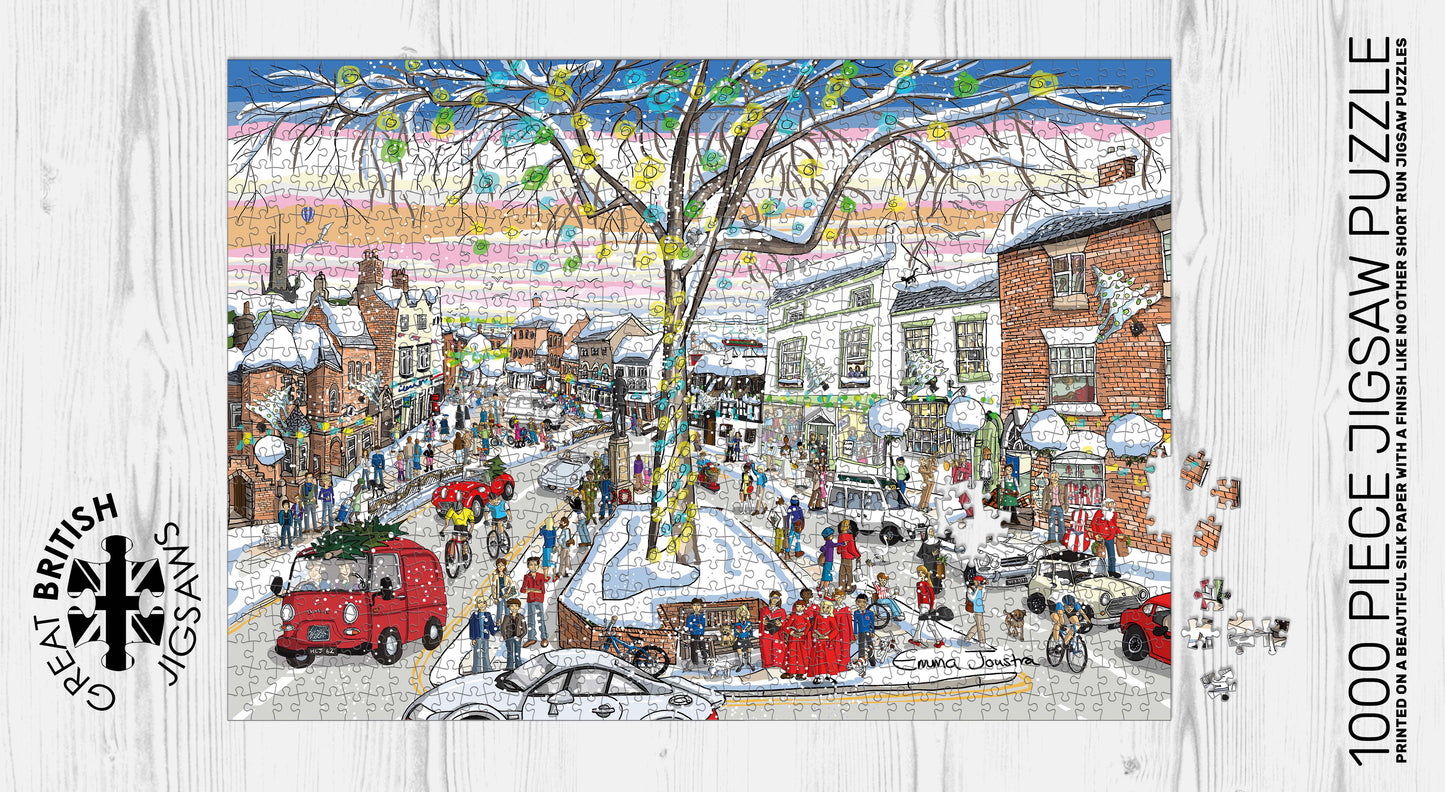 Festive Granville Square 1,000 piece jigsaw puzzle