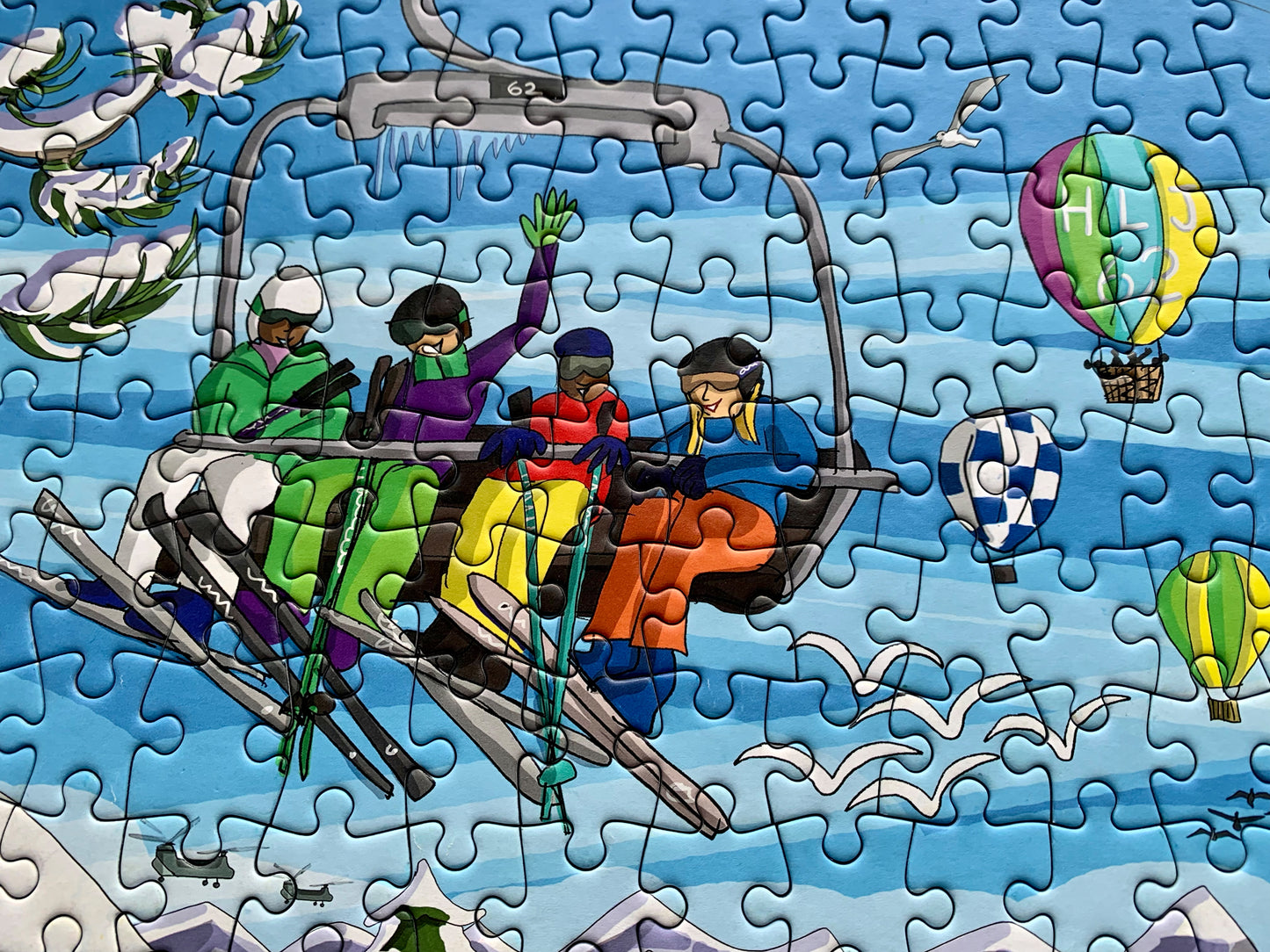 Fresh Powder 1,000 piece jigsaw puzzle