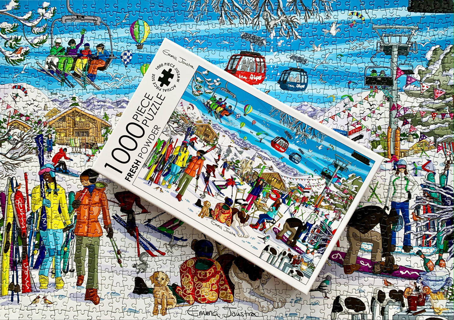 Fresh Powder 1,000 piece jigsaw puzzle