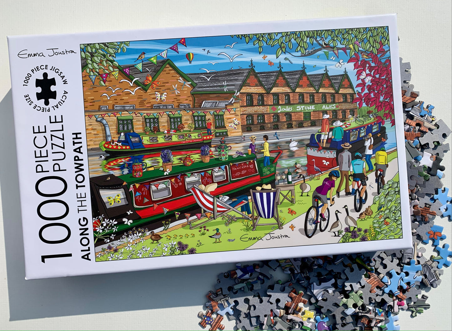 Along the towpath 1,000 piece jigsaw puzzle