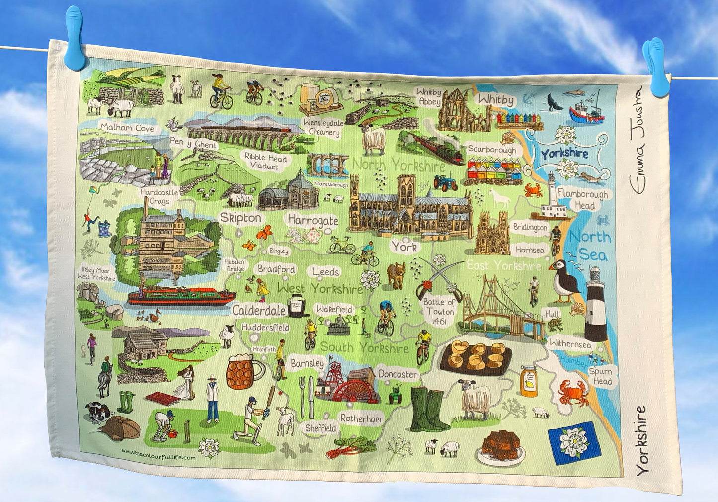 Yorkshire tea towel