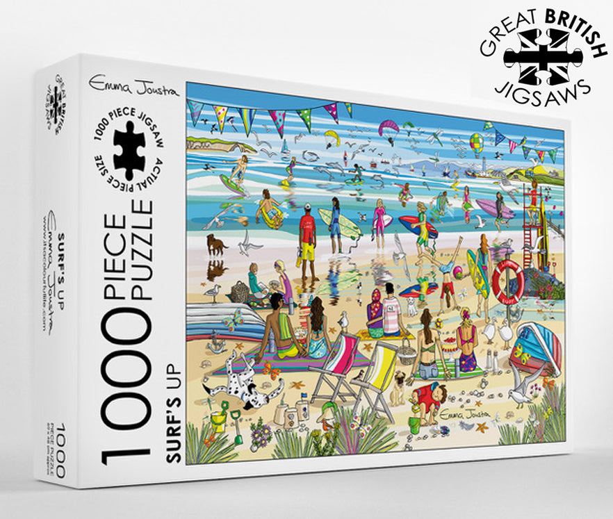 Surf's up 1,000 piece jigsaw puzzle