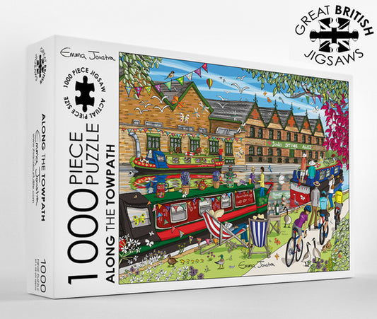 Along the towpath 1,000 piece jigsaw puzzle