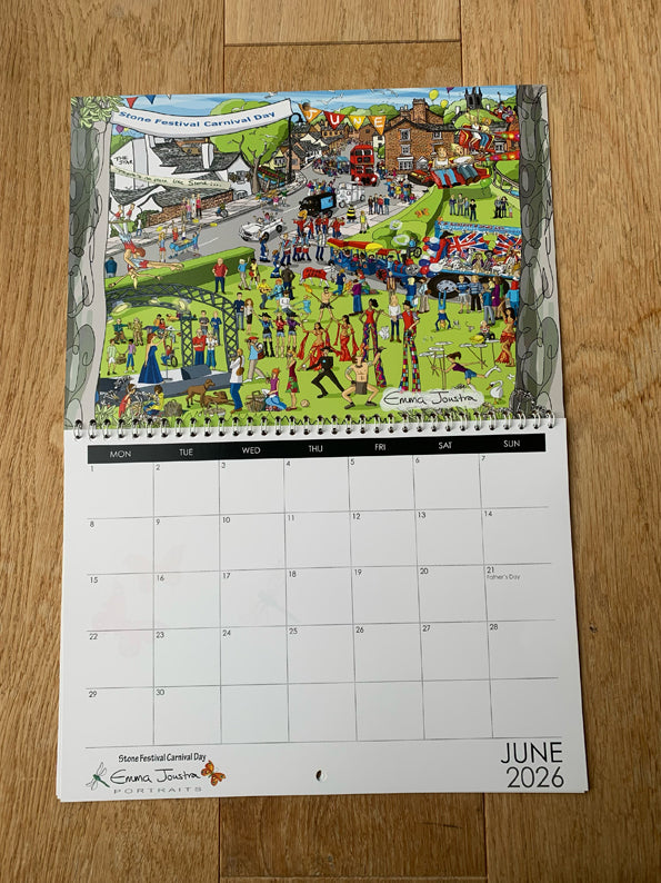 'There's No Place Like Stone'  Calendar 2025