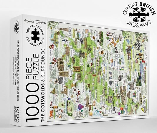 The Cotswolds and Surrounds 1,000 piece jigsaw puzzle