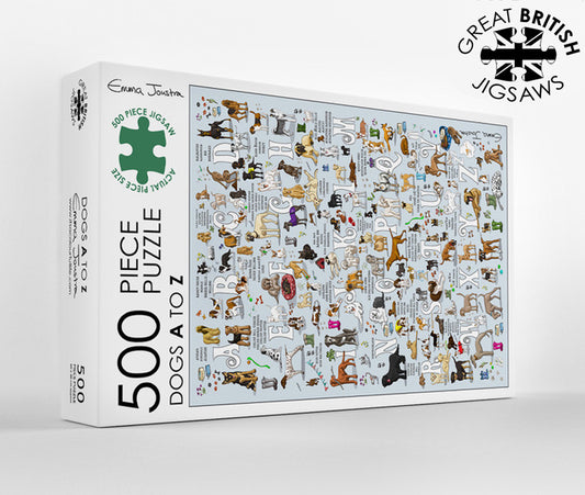Dogs A to Z 500 XL piece jigsaw puzzle