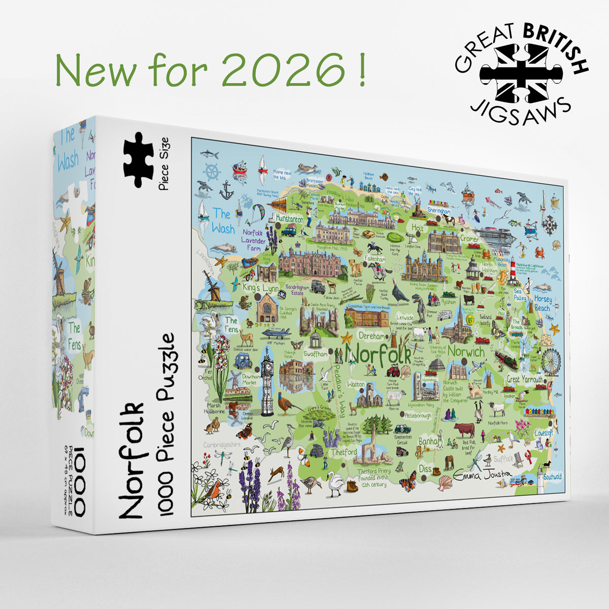 Norfolk 1,000 piece jigsaw puzzle