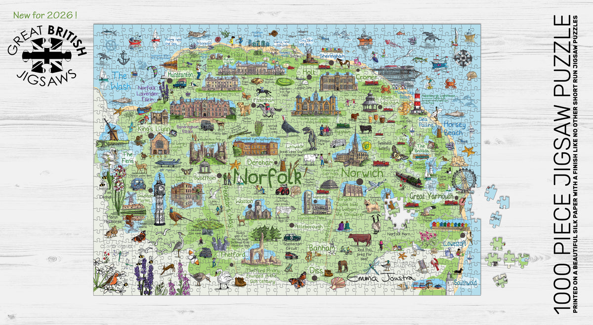 Norfolk 1,000 piece jigsaw puzzle