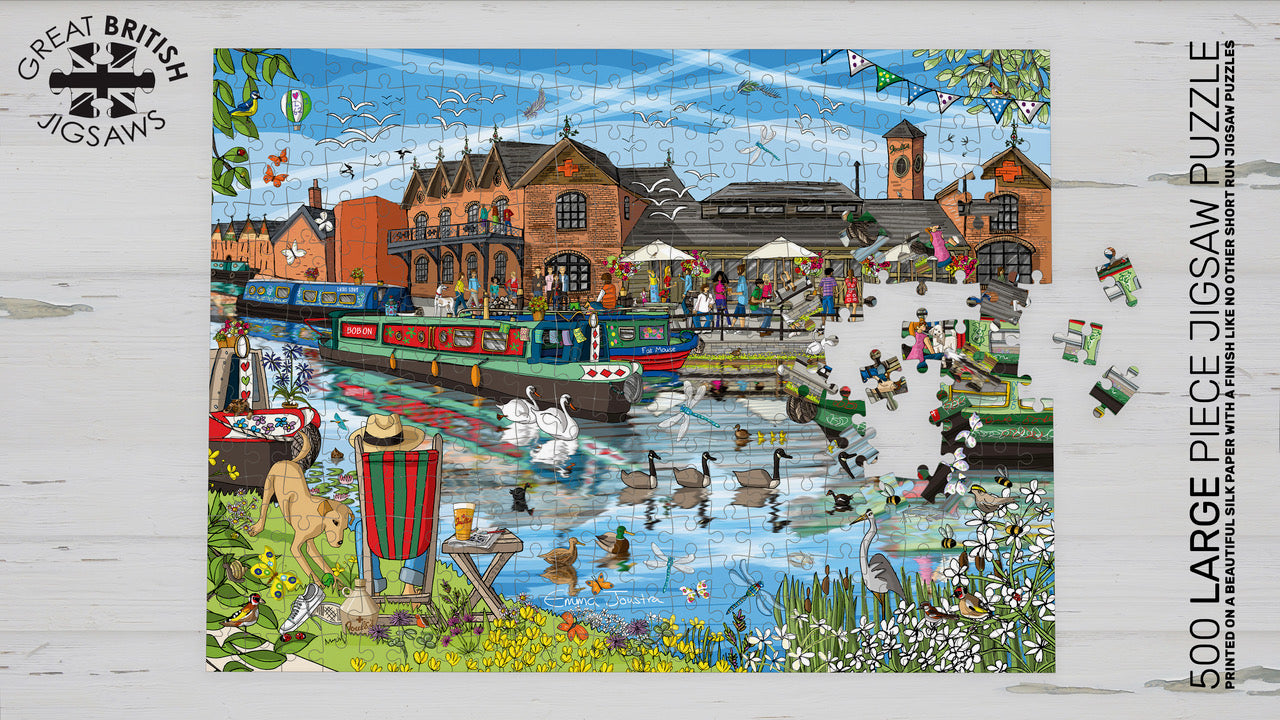 Crown Wharf 500 XL piece jigsaw puzzle