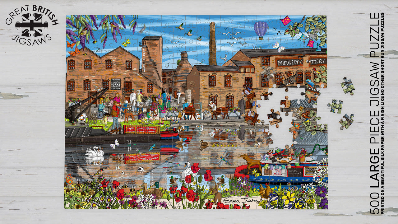 Middleport Pottery 500 XL piece jigsaw puzzle