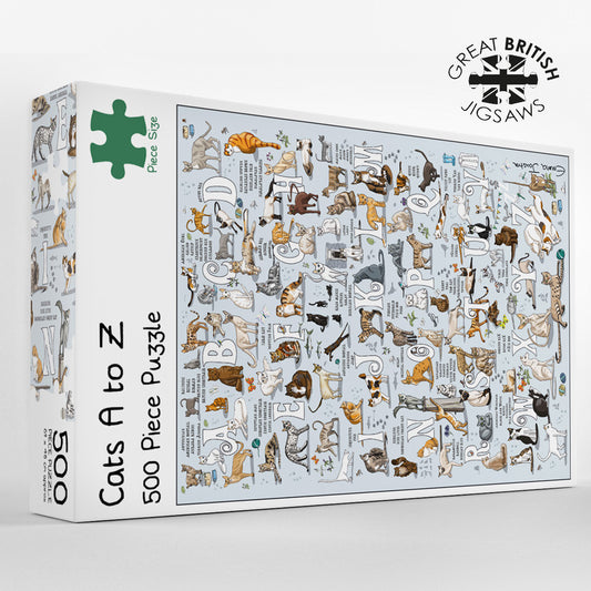Cats A to Z 500 XL piece jigsaw puzzle