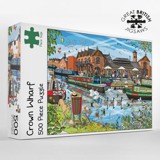 Crown Wharf 500 XL piece jigsaw puzzle