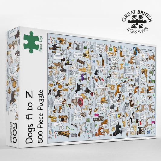 Dogs A to Z 500 XL piece jigsaw puzzle