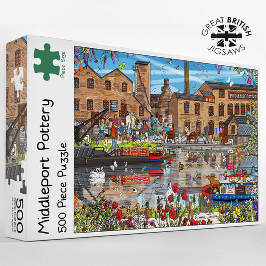Middleport Pottery 500 XL piece jigsaw puzzle