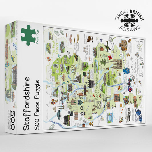 Staffordshire 500 XL piece jigsaw puzzle