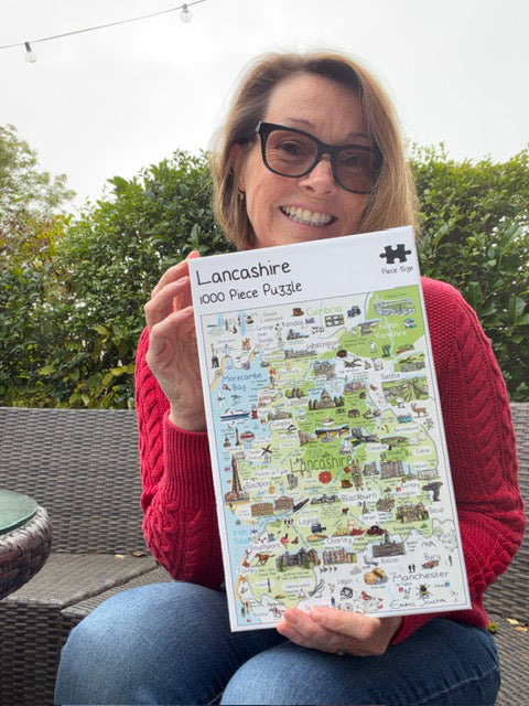 Lancashire 1,000 piece jigsaw puzzle