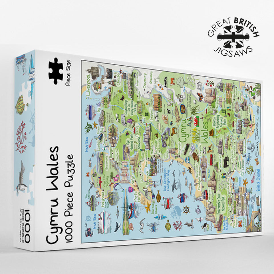 Cymru Wales 1,000 piece jigsaw puzzle