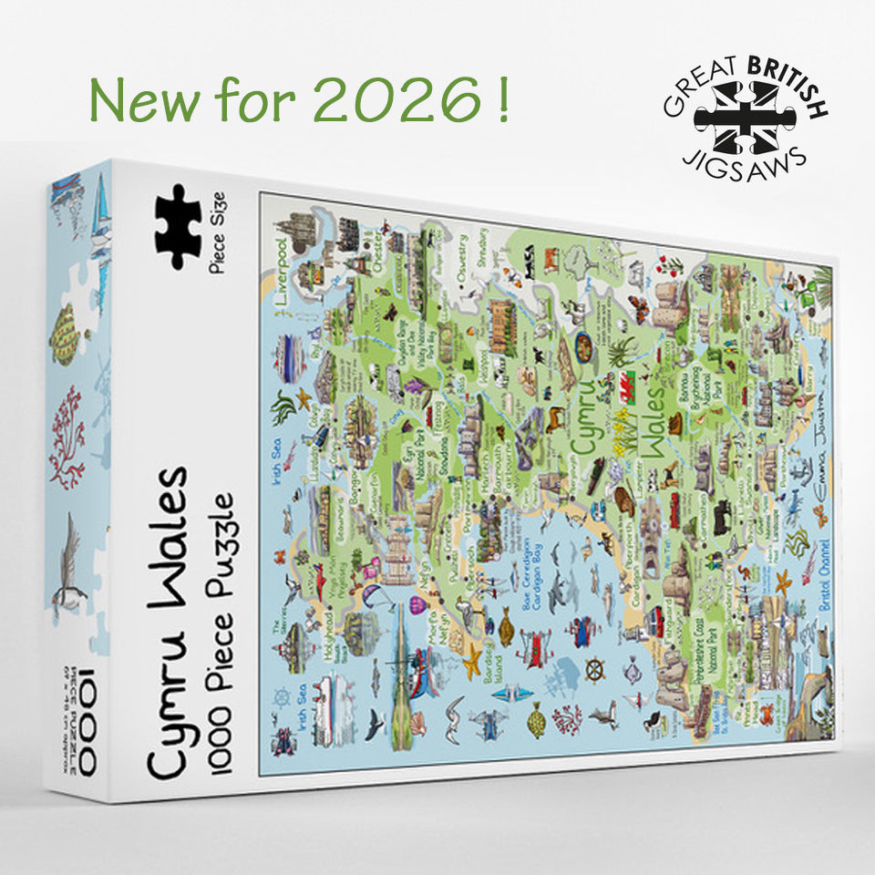 Cymru Wales 1,000 piece jigsaw puzzle