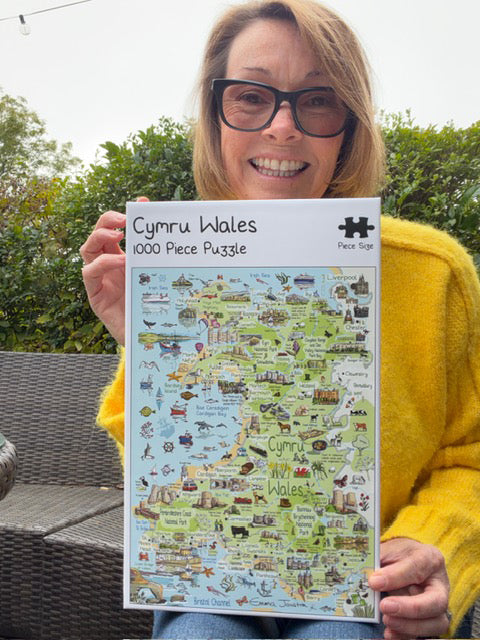 Cymru Wales 1,000 piece jigsaw puzzle
