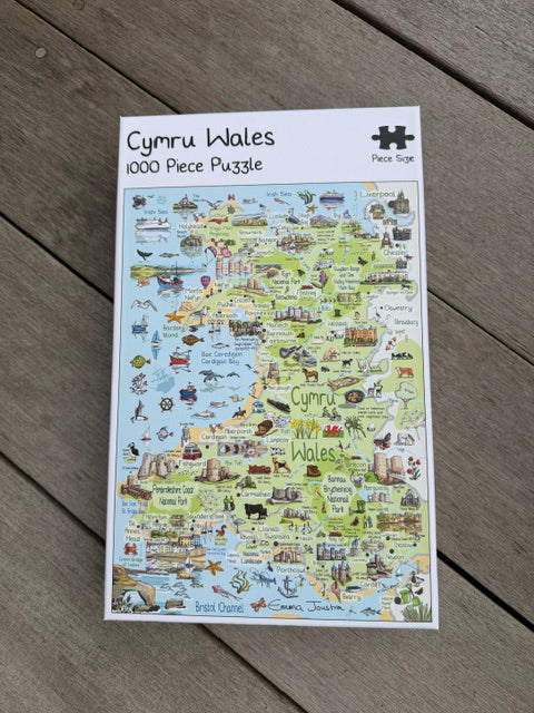 Cymru Wales 1,000 piece jigsaw puzzle
