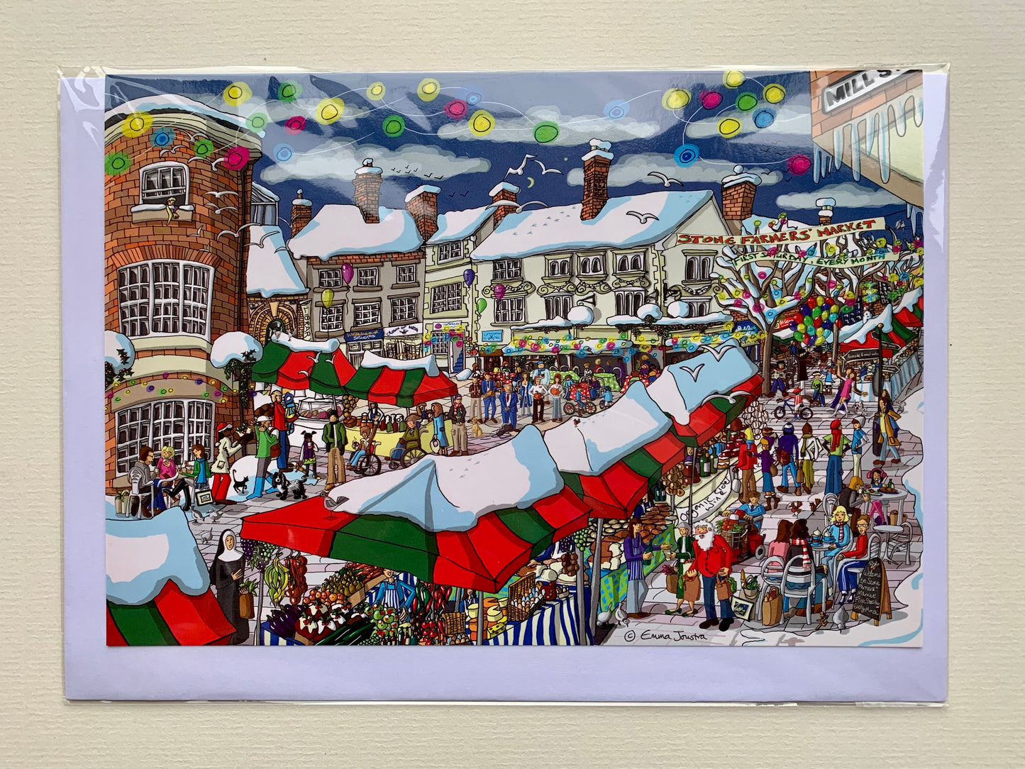 Winter Market Square A5 size