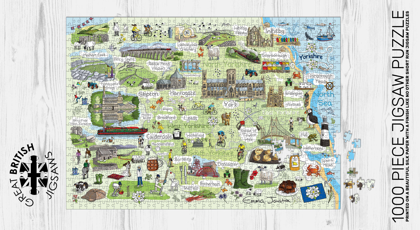 Yorkshire 1,000 piece jigsaw puzzle