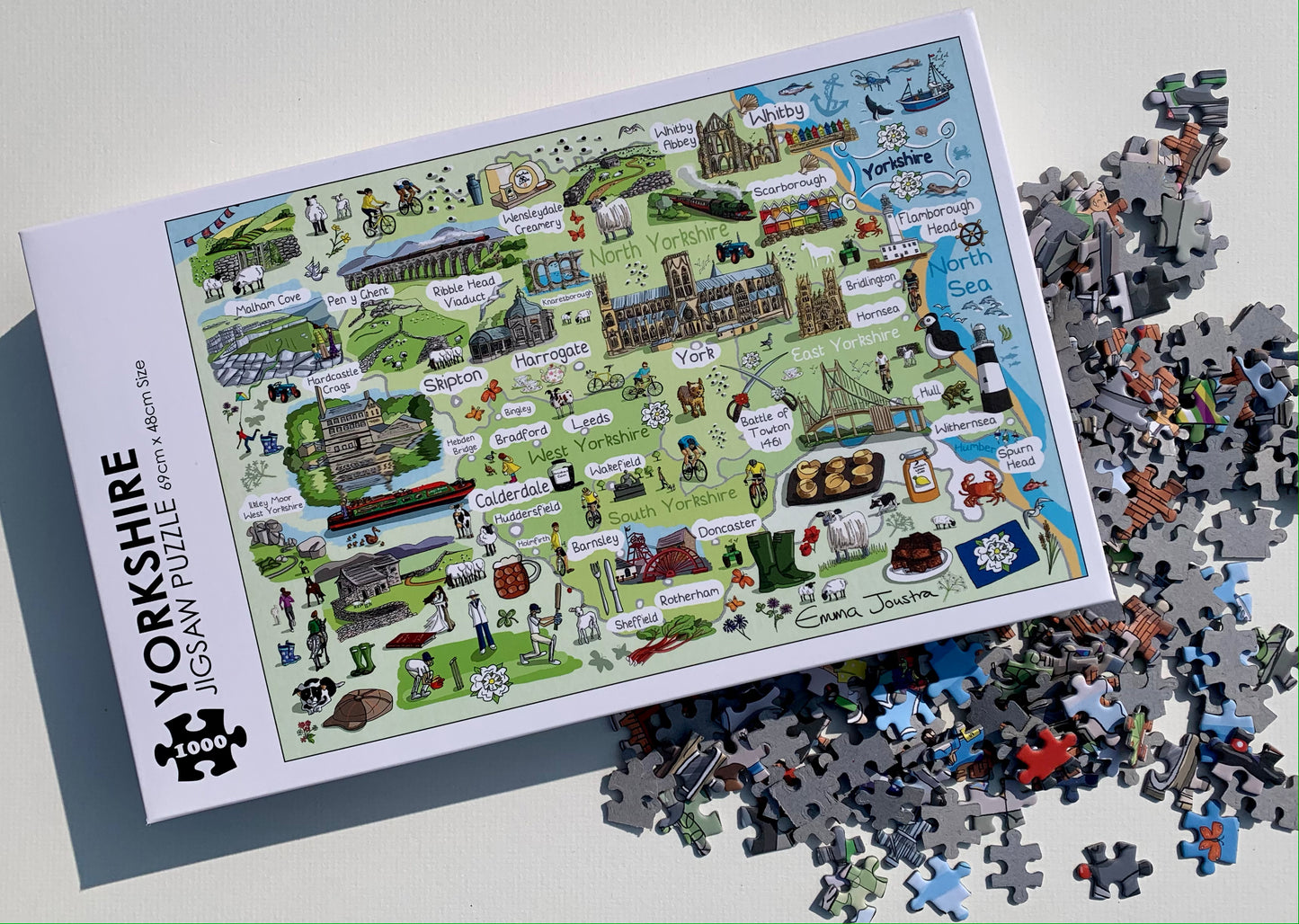 Yorkshire 1,000 piece jigsaw puzzle