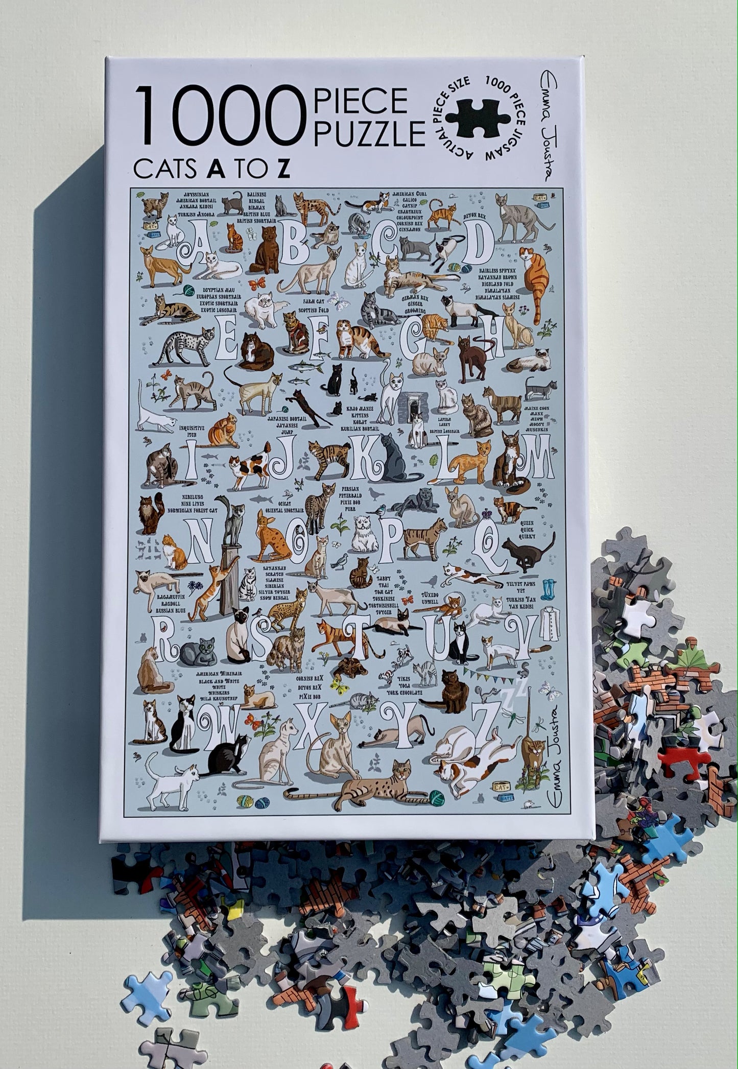 Cats A to Z  1,000 piece jigsaw puzzle