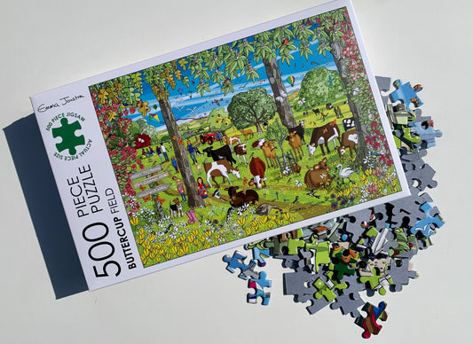Buttercup Field 500 XL piece jigsaw puzzle