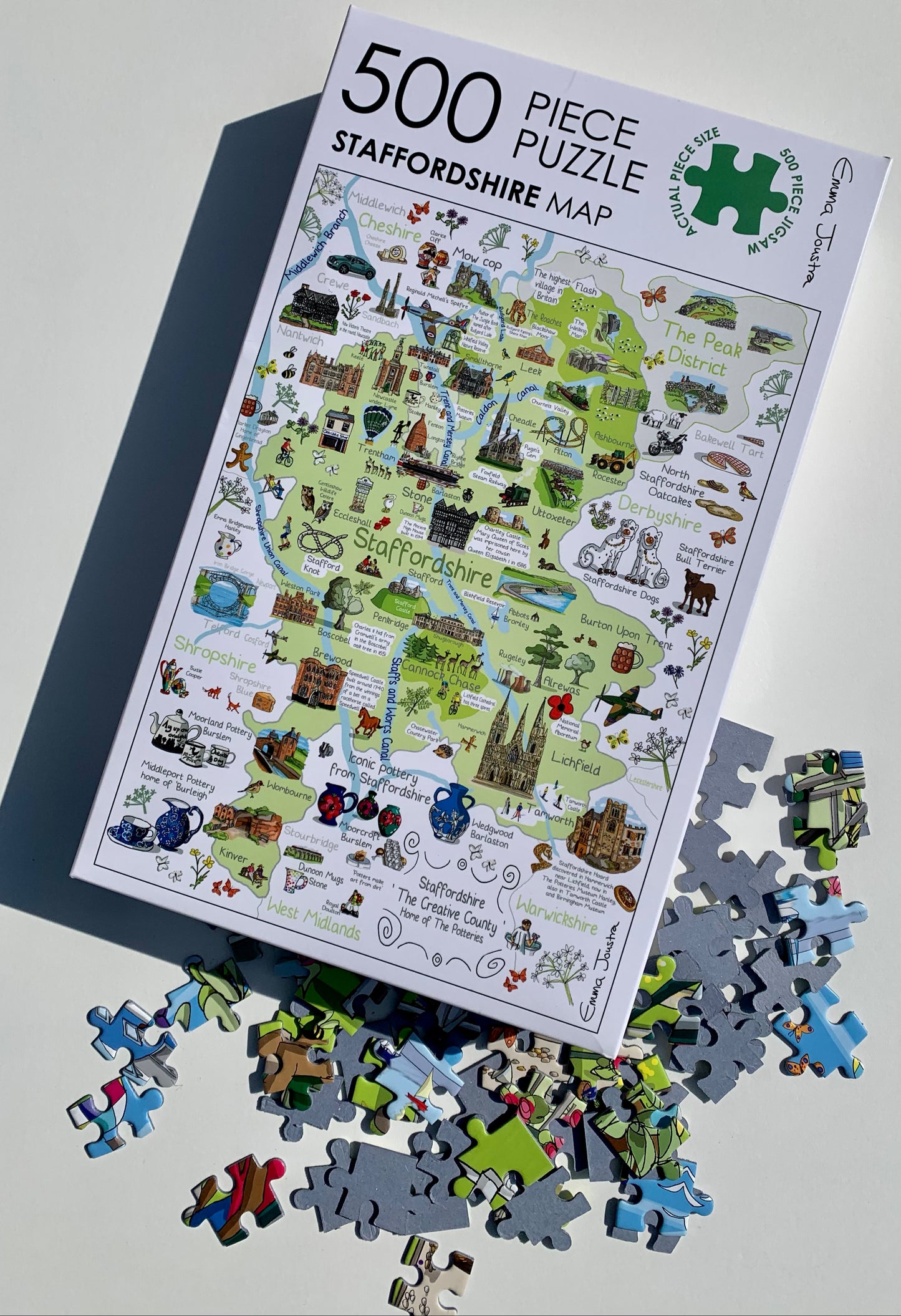 Staffordshire 500 piece jigsaw puzzle
