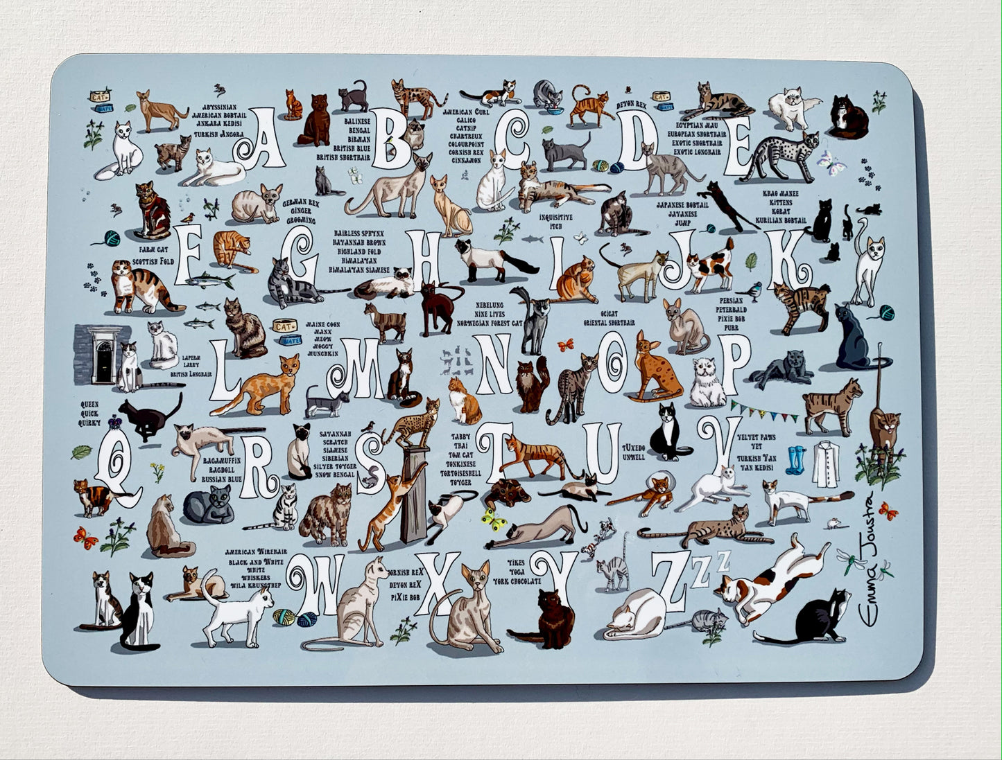 Cats A to Z  Place Mat